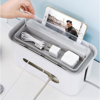 Desktop New Multi-function Anti-fire Abs Socket Wire Plastic Storage Cable Management Box